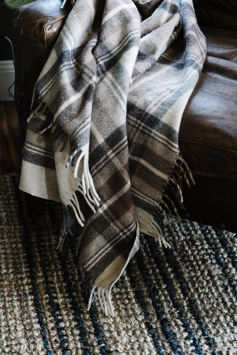 Malt | Recycled Wool Scottish Tartan Blanket