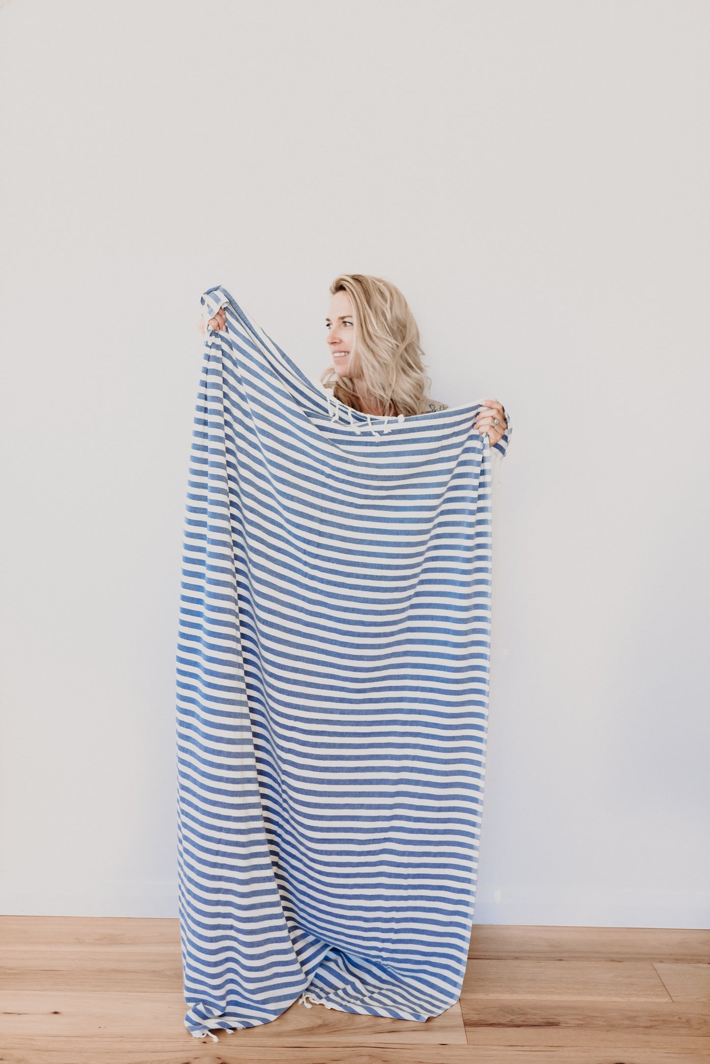 Organic Beach Towel ~ Candy Stripes