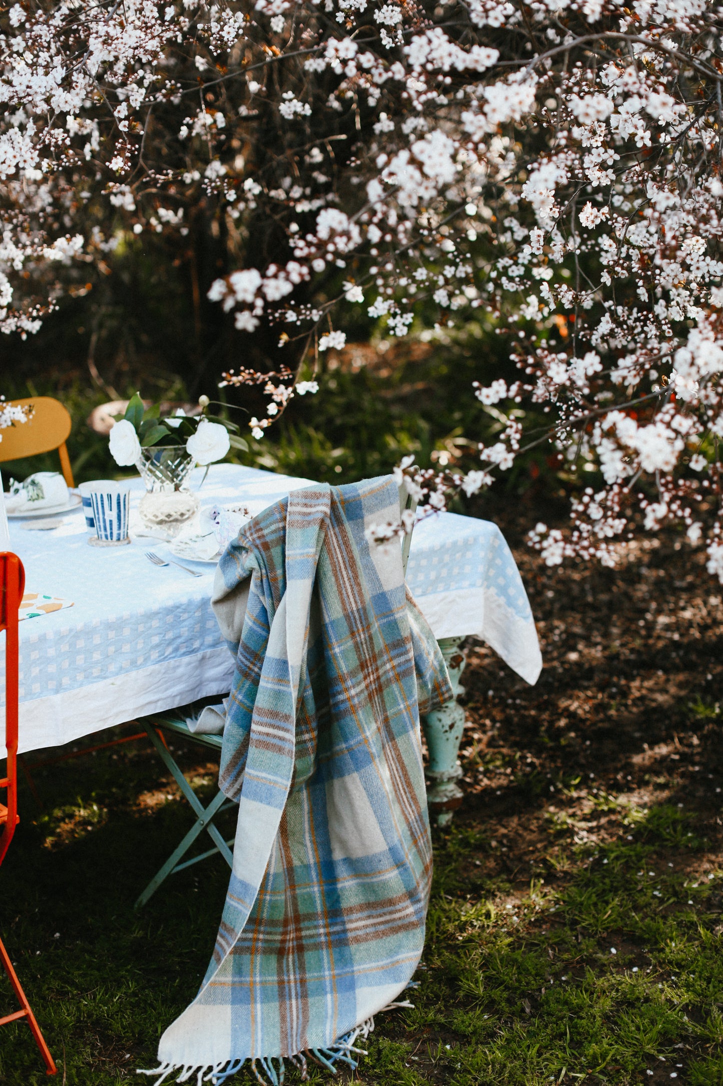 Spring | Recycled Wool Scottish Tartan Blanket