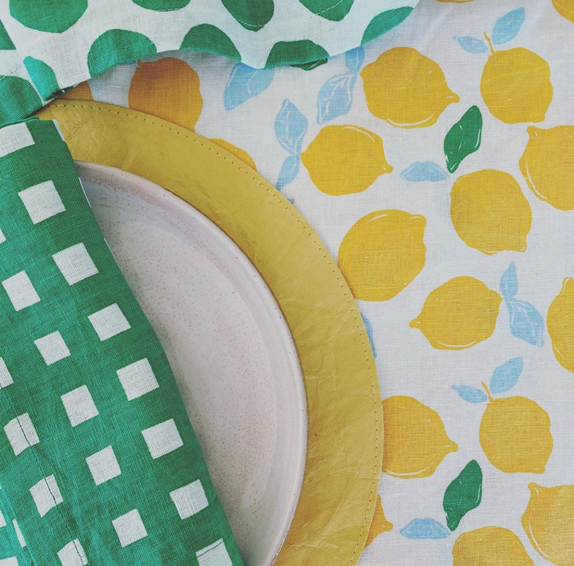 Table Runner | Lemon