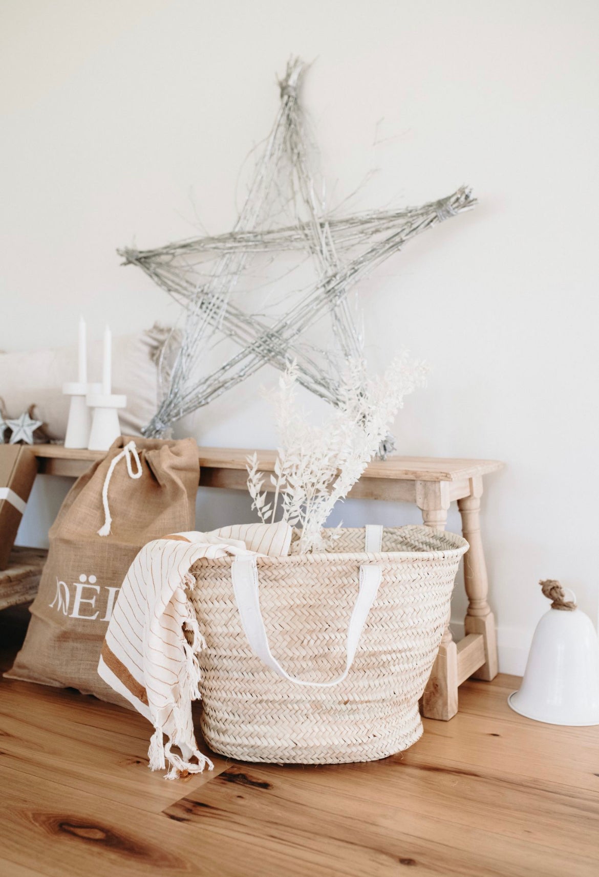 Taupe | Linen & Cotton Throw