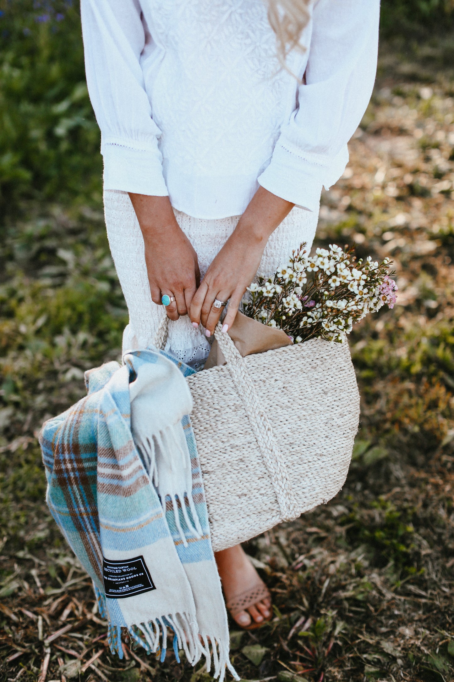 Spring | Recycled Wool Scottish Tartan Blanket