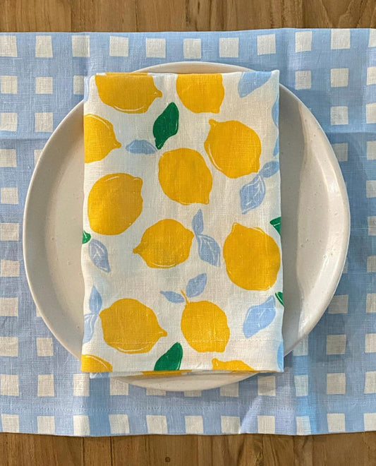 Napkin - Lemon | Set of four