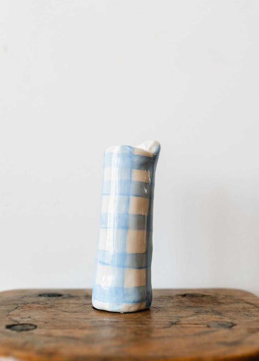 Noss Gingham Vase