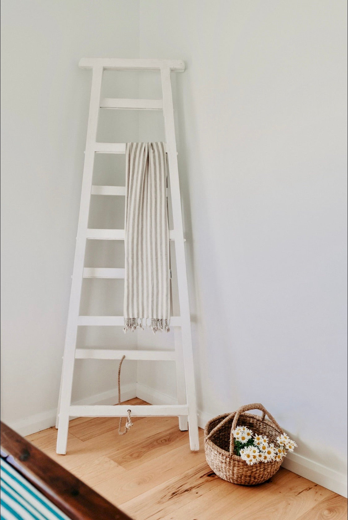 Beige | Hand Loomed Turkish Throw Towel