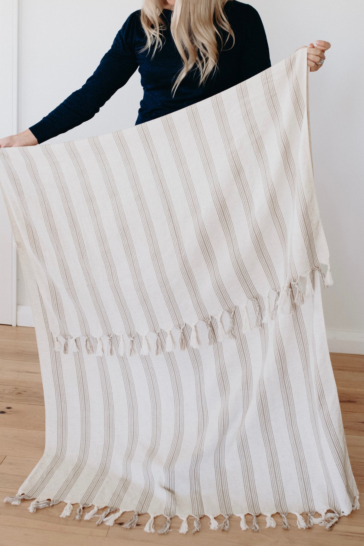 Natural | Linen & Cotton Throw
