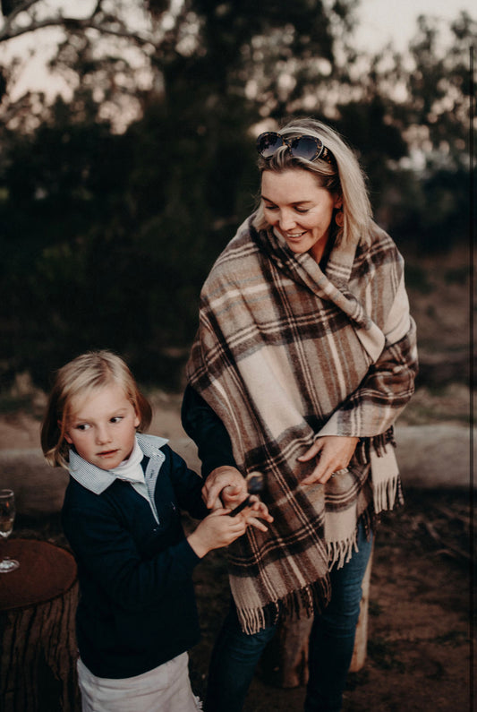 Malt | Recycled Wool Scottish Tartan Blanket