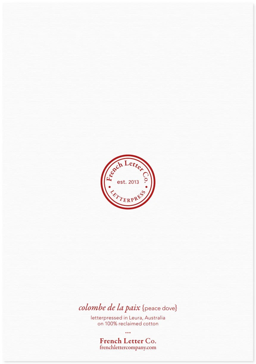 Present Letterpress Card