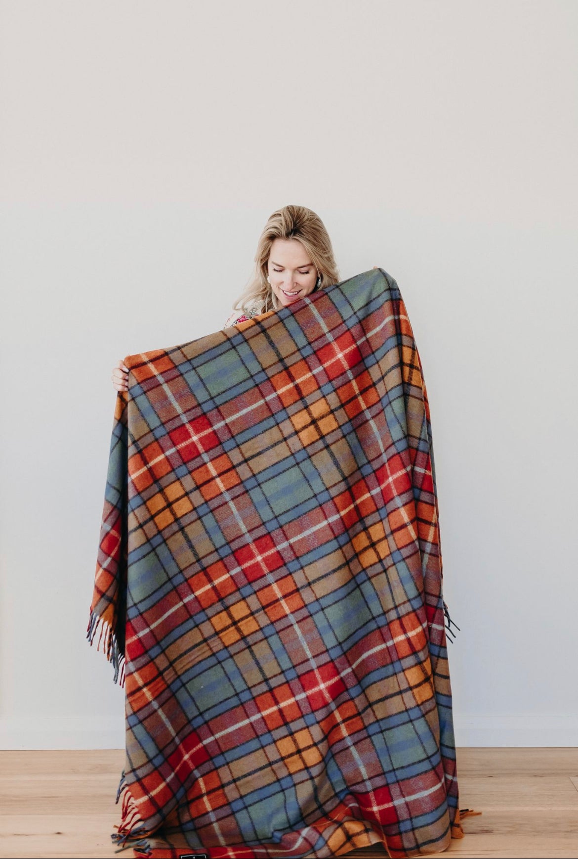 Autumn | Recycled Wool Scottish Tartan Blanket