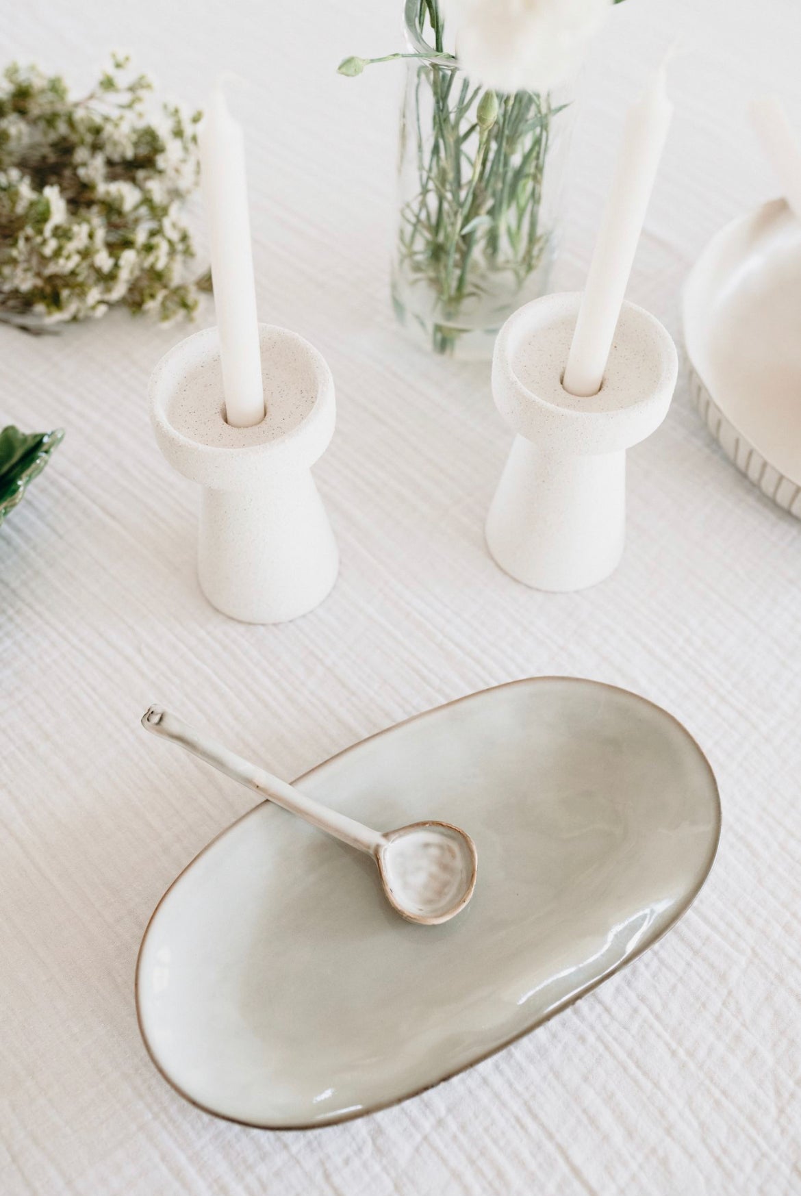 Indigo Oval Platter