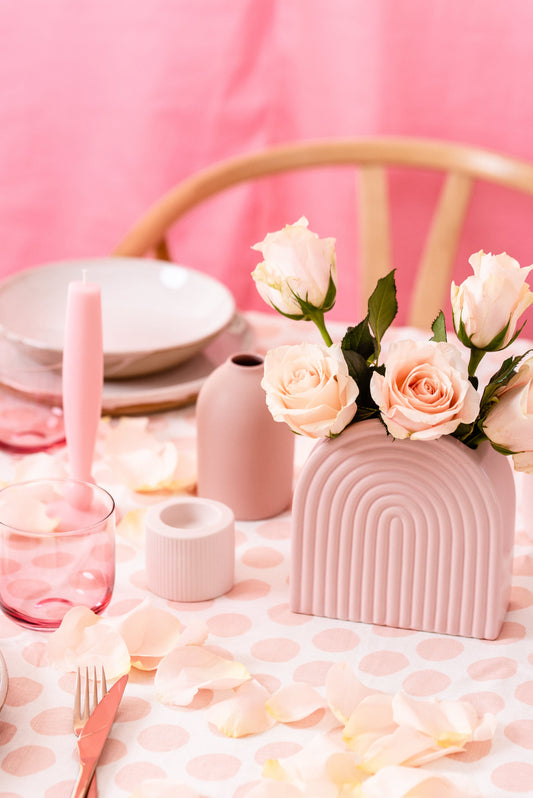 Tablecloth | Polka Dot Tulle Pink