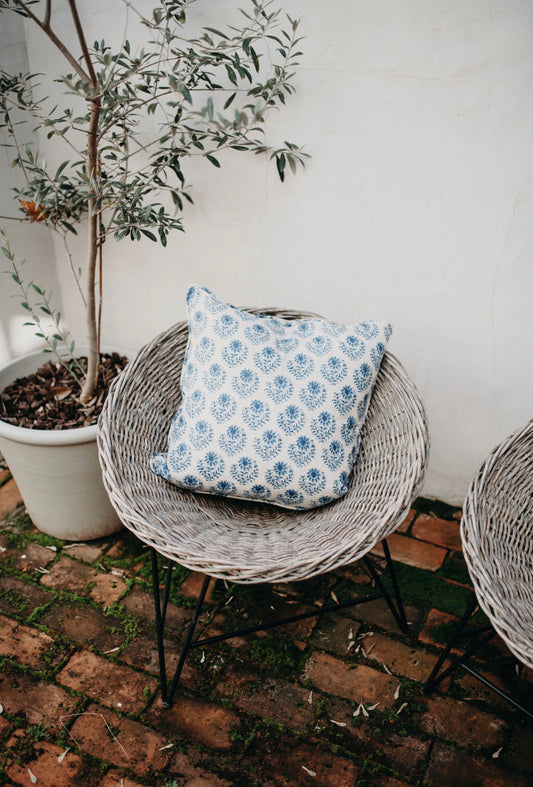 Pondicherry Riviera Linen Cushion