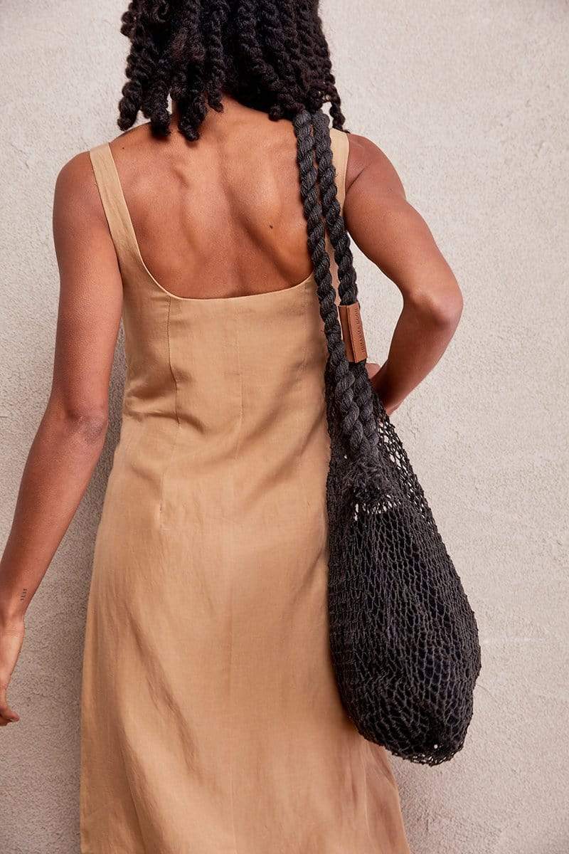 Jumbo String Bag - Black