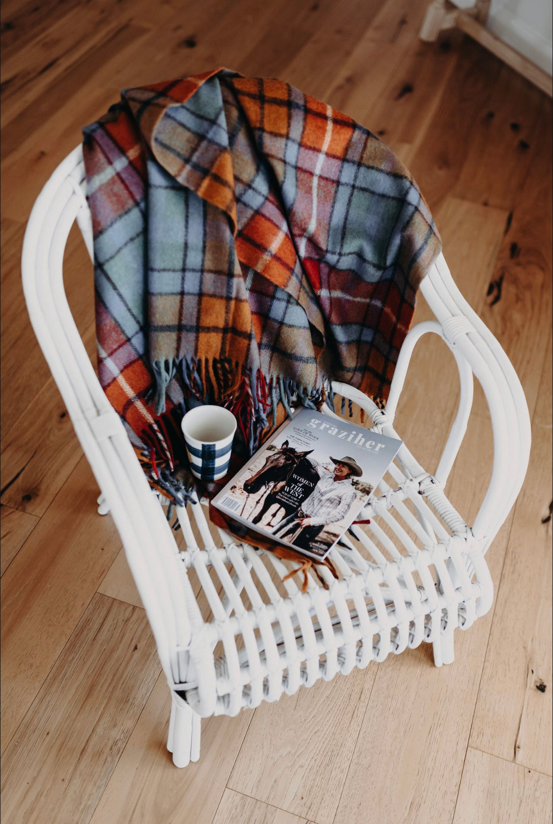 Autumn | Recycled Wool Scottish Tartan Blanket