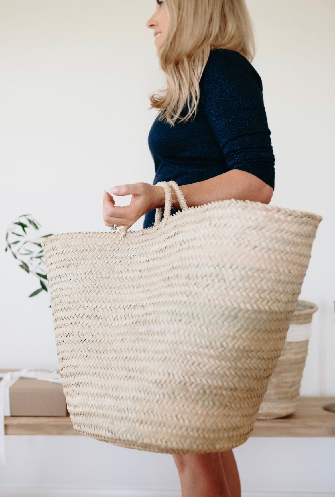French Market Basket - Sisal