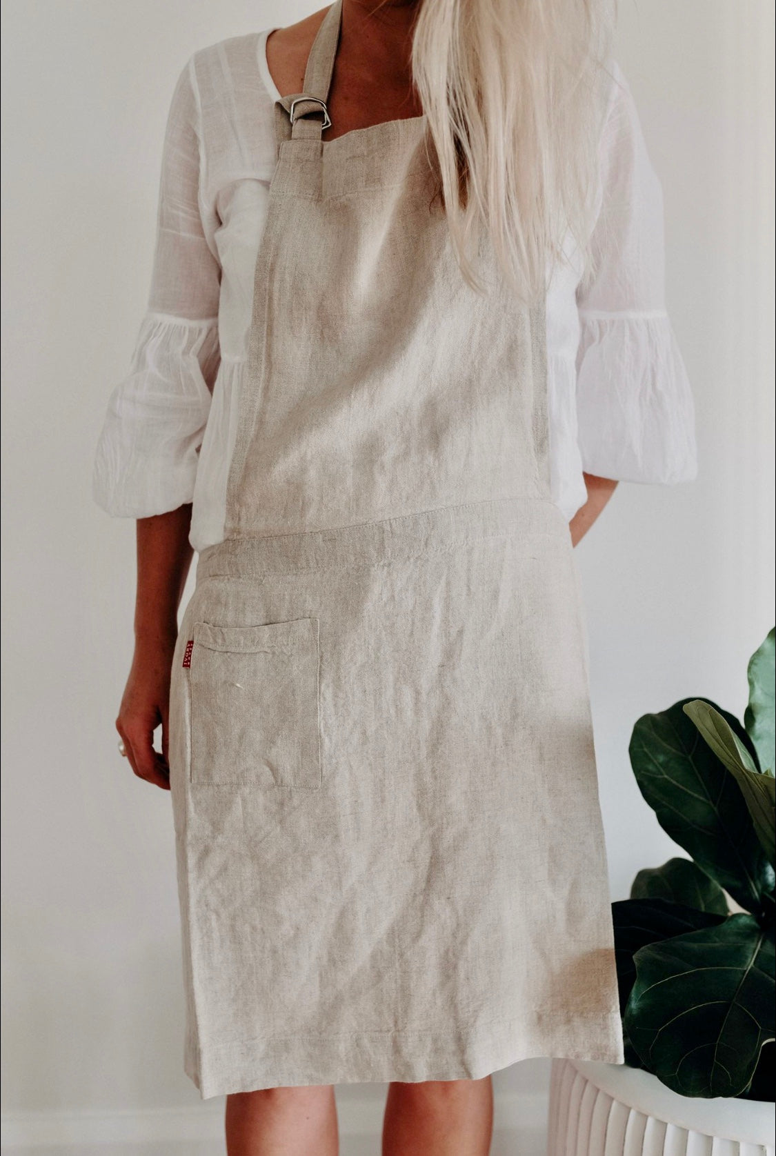 Stonewashed Linen Apron