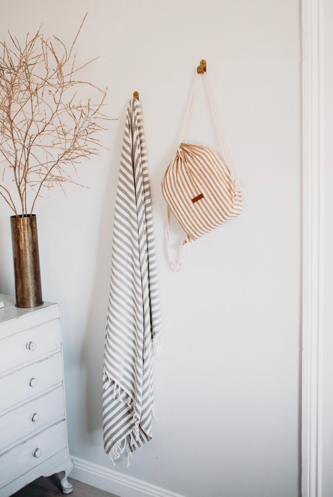 Organic Beach Towel ~ Candy Stripes