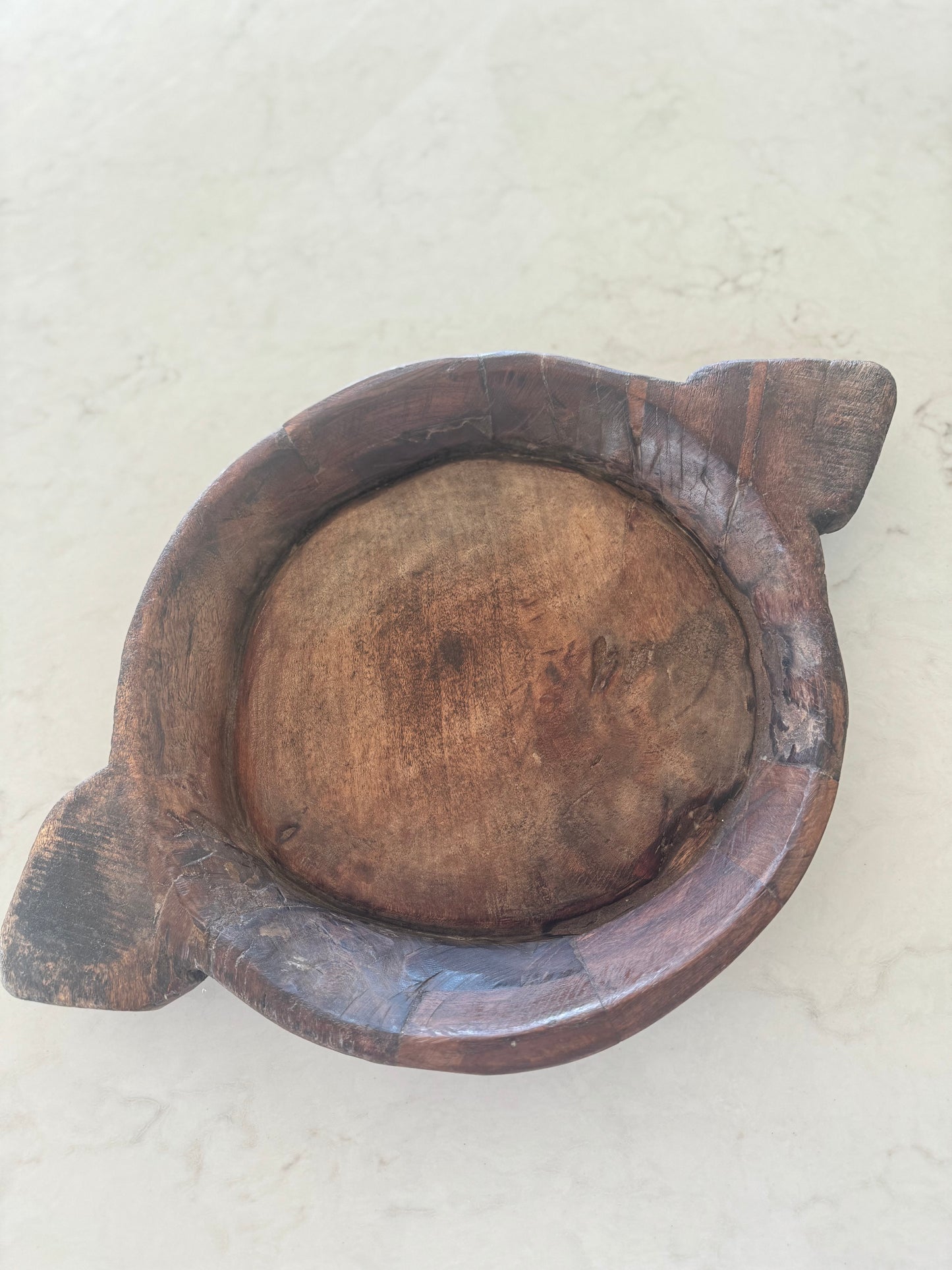 Vintage Indian Wooden Parat