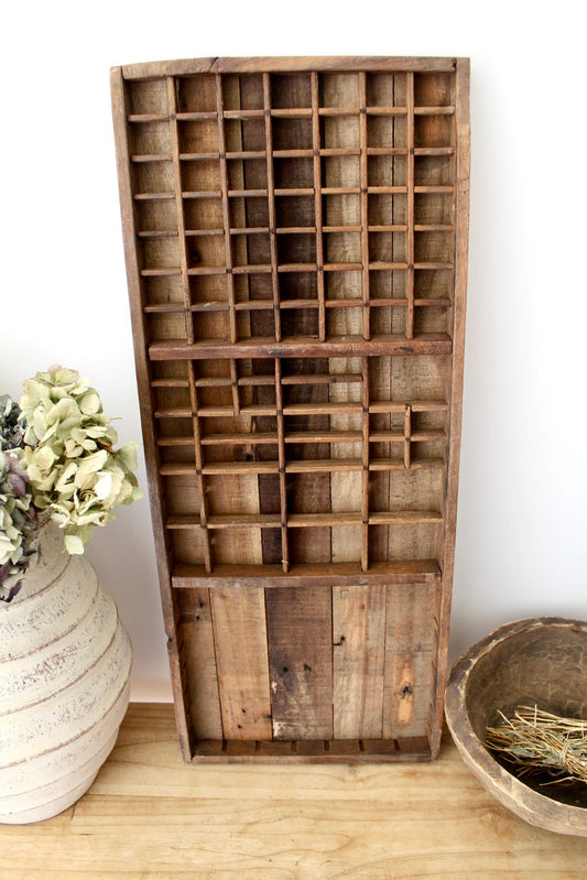 Vintage Letterpress Tray