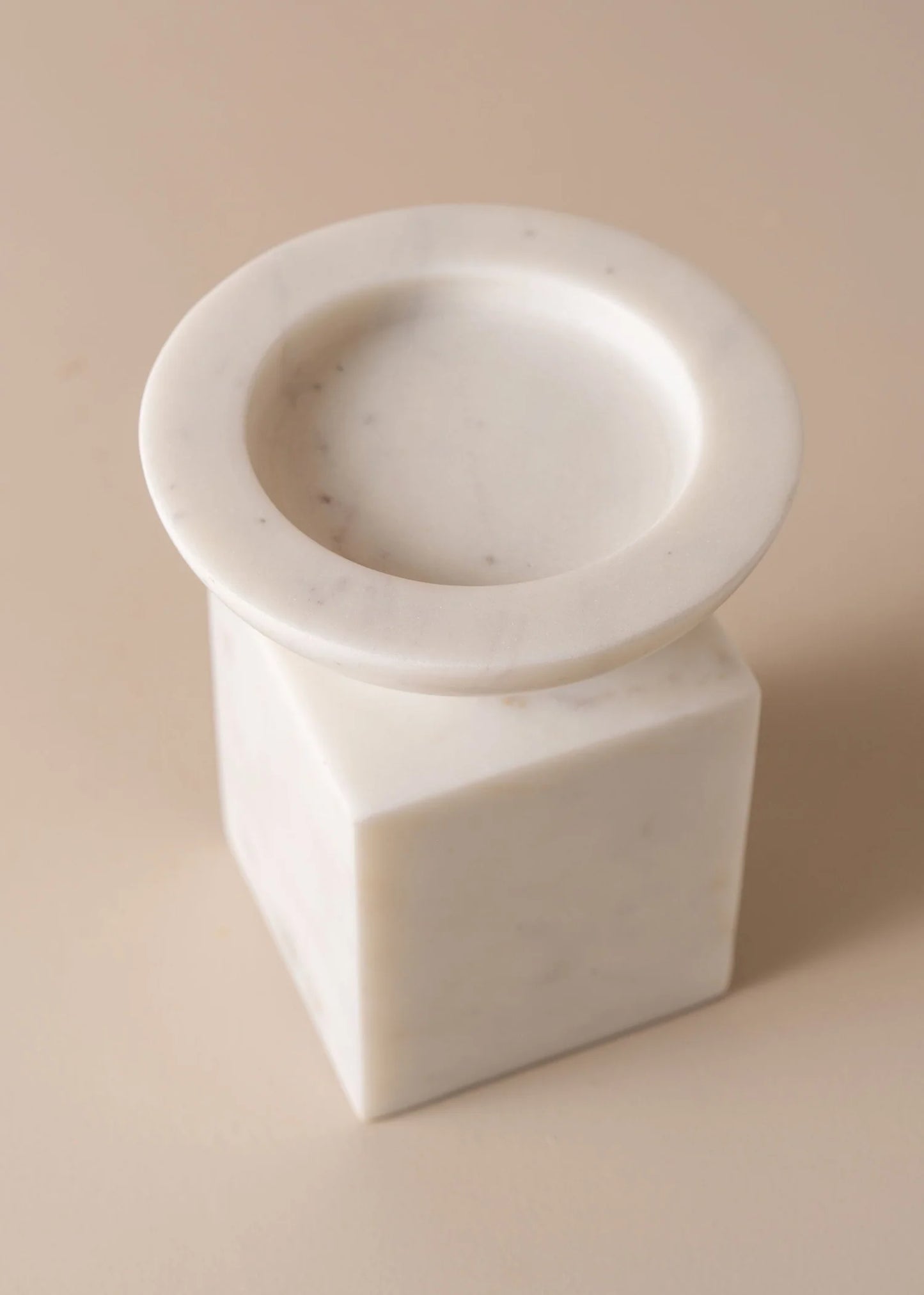 Opus Marble Candle Holder