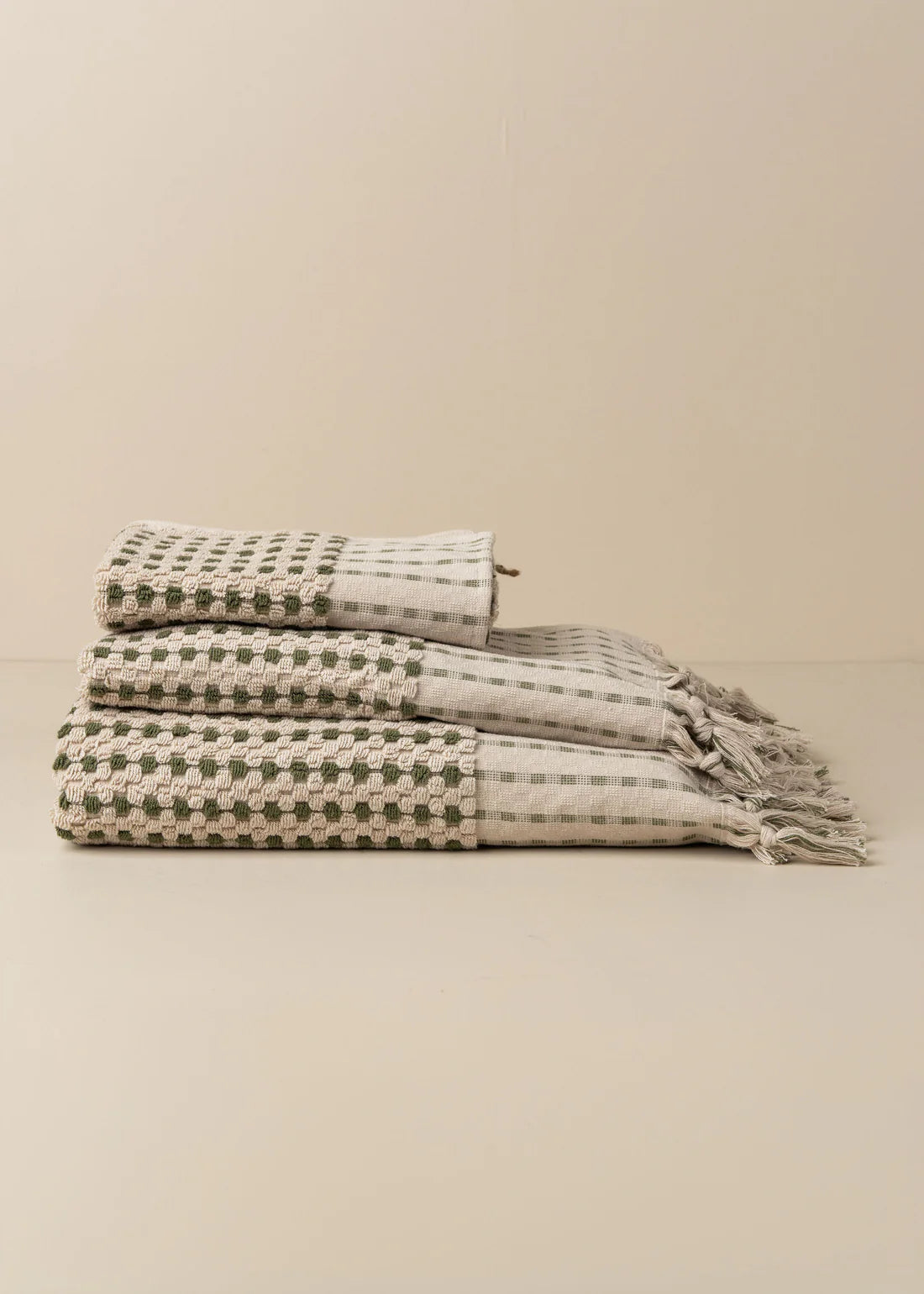 Chickpea Bath Sheet | Olive