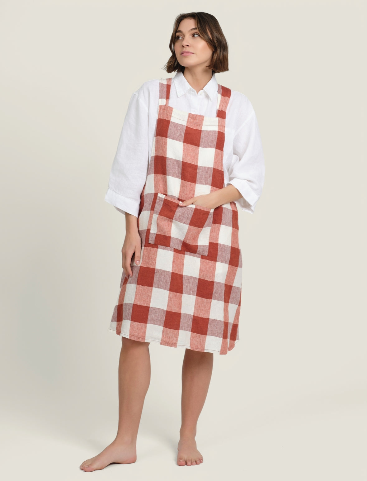 Linen Apron  ~ Carlotta & Gee