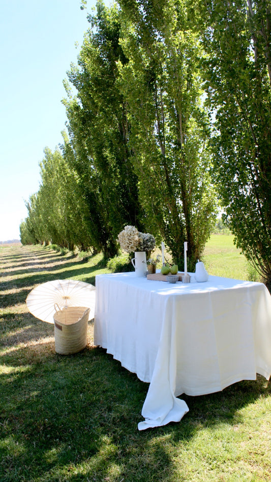 Brie Linen Tablecloth