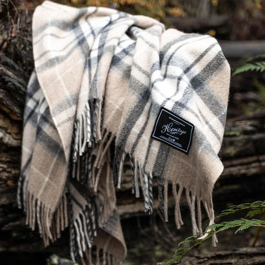 Cabin | Limited Edition Heritage Collection | Recycled Wool Tartan Blanket