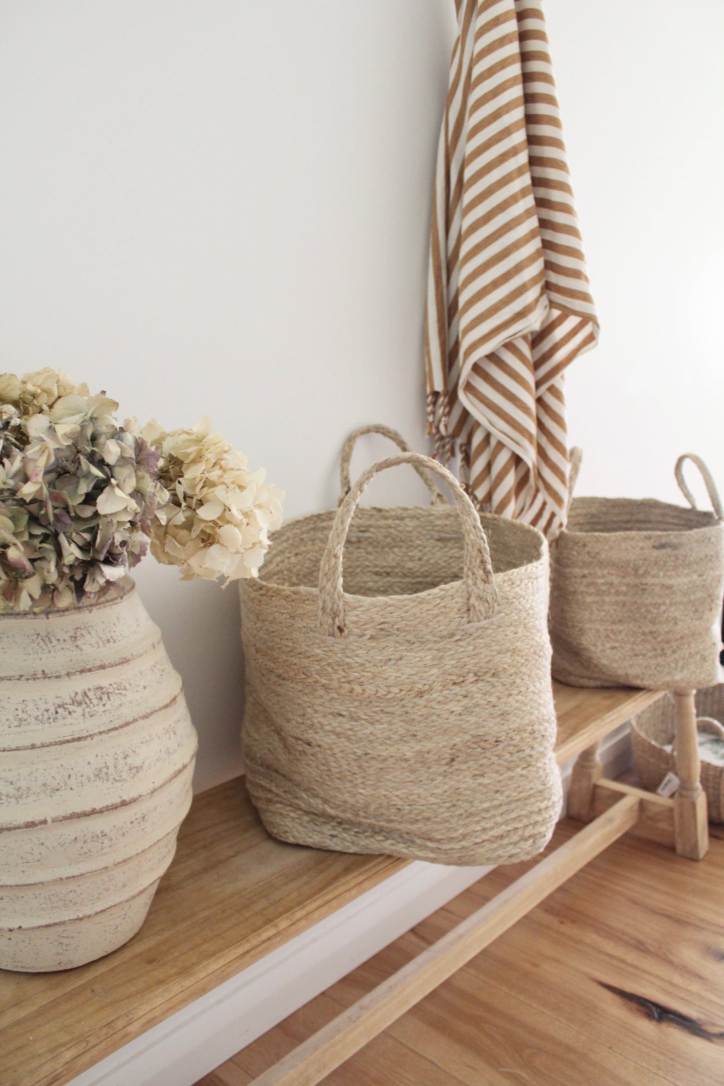 Square Jute Basket