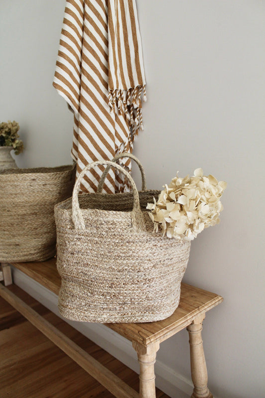 Square Jute Basket