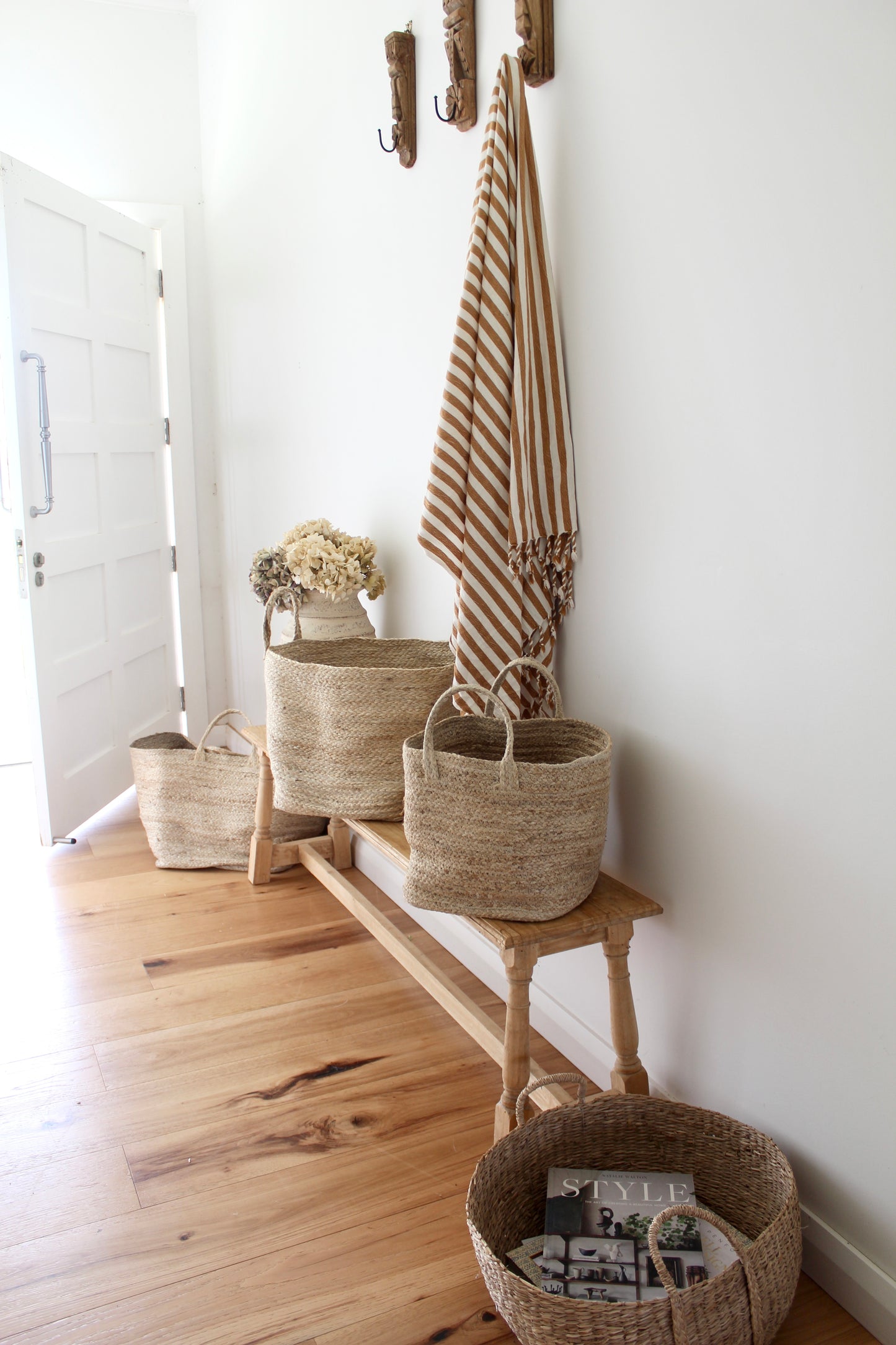 Square Jute Basket