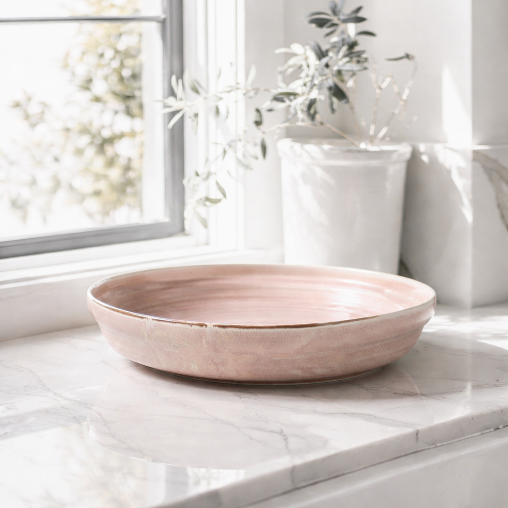 Suiki Serving Bowl ~ Dusty Pink