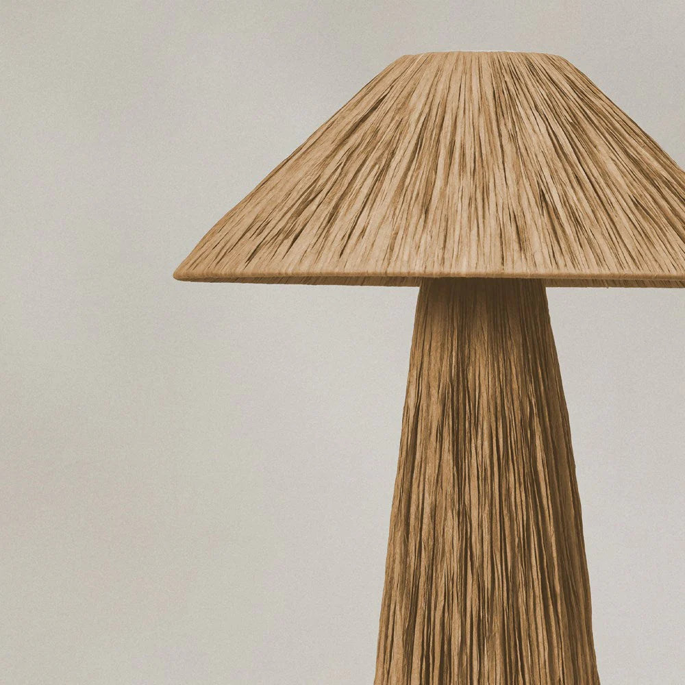 Ourea Raffia Table Lamp | Natural ~ PRE-ORDER