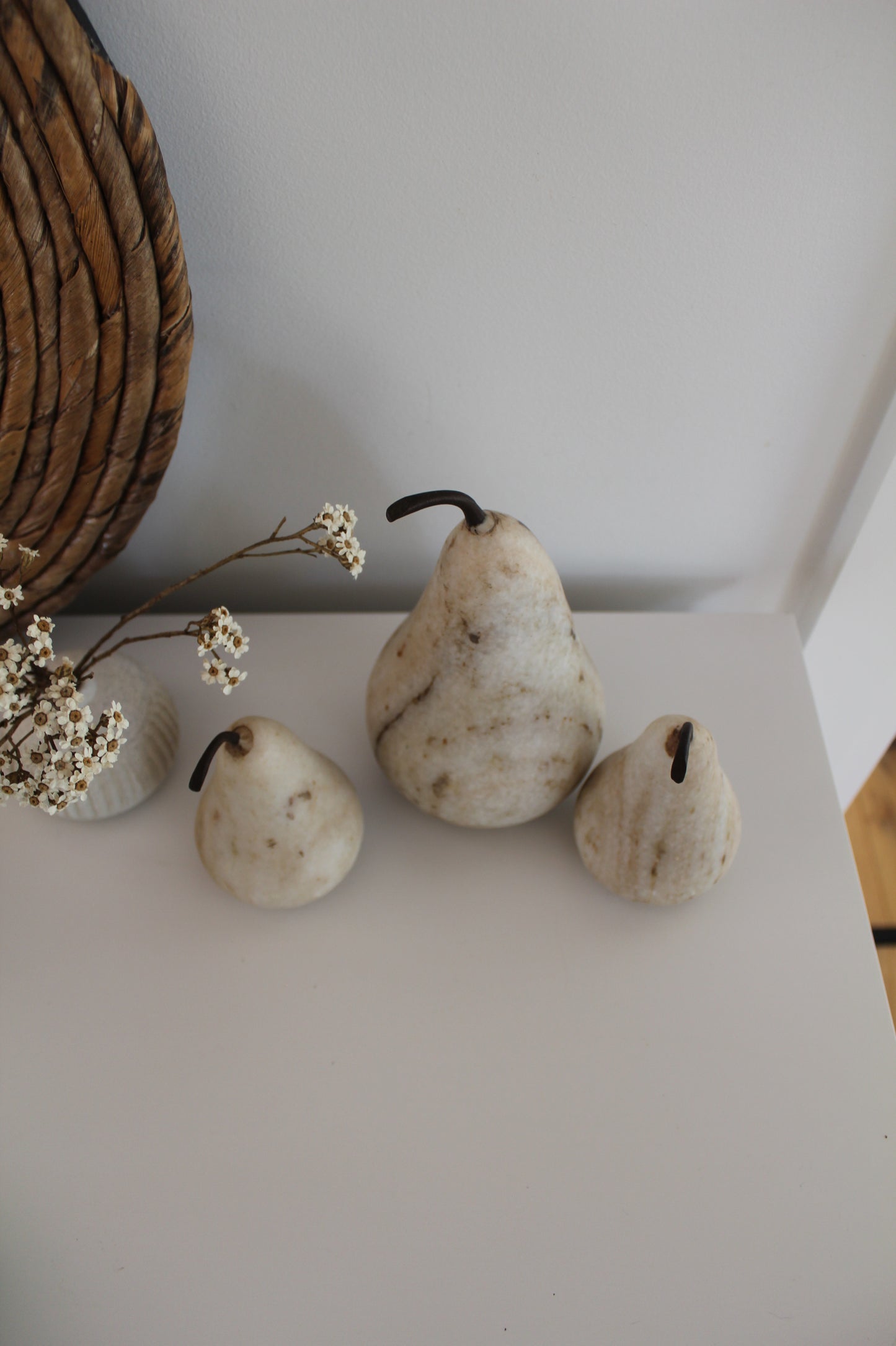 Marble Pears ~ set of 3