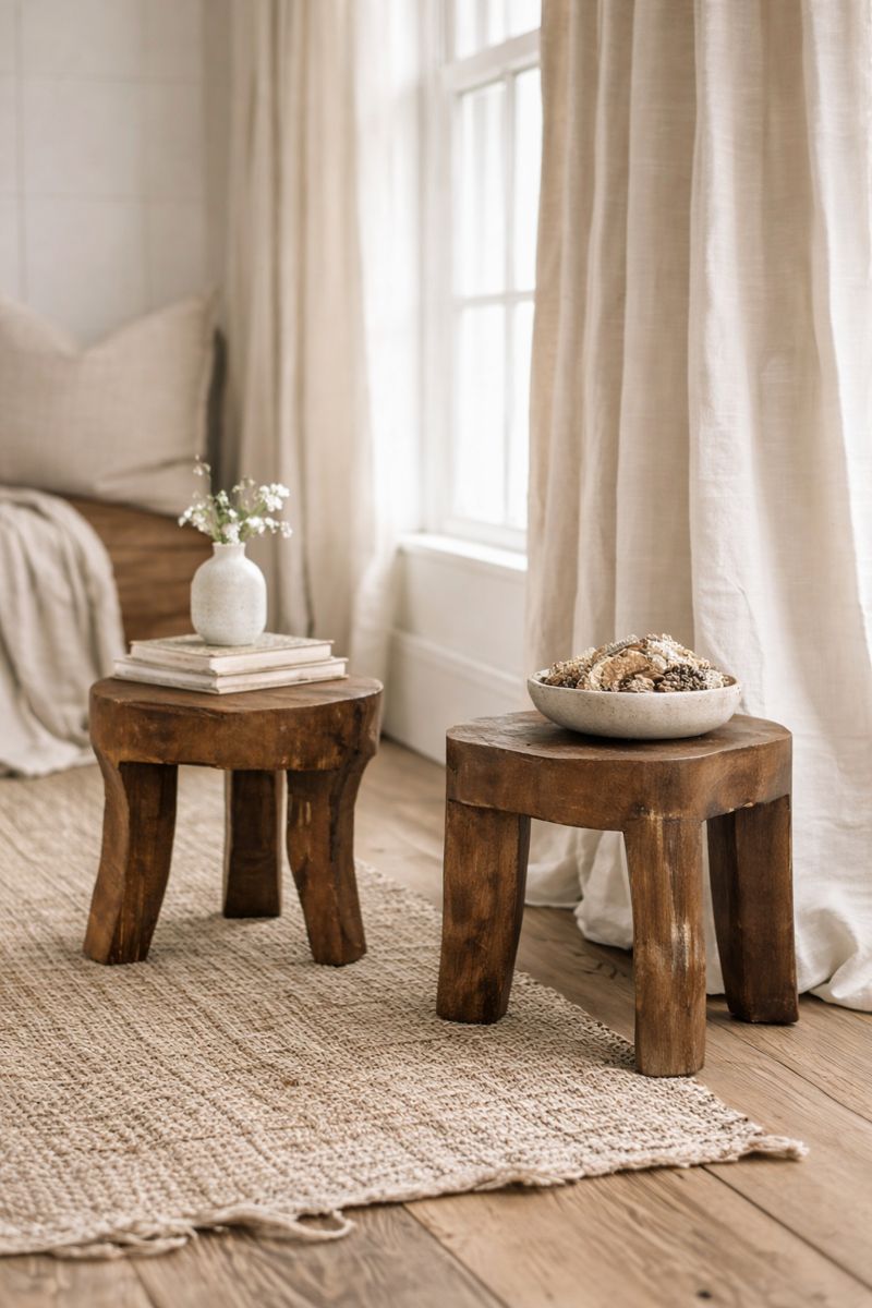 Indian Stool ~ Natural