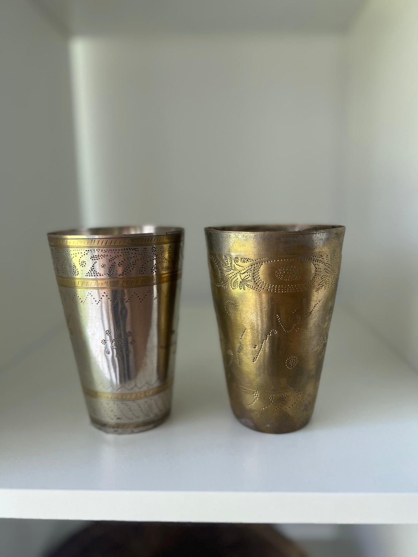 Indian Brass Lassi Cup