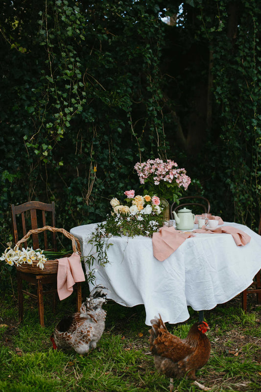 Brie Linen Tablecloth