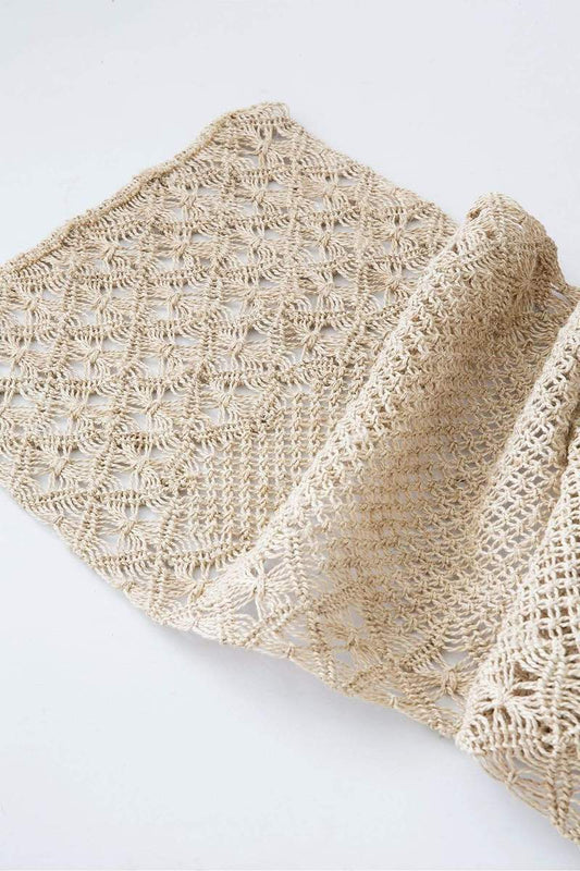 Jute Macrame Table Runner
