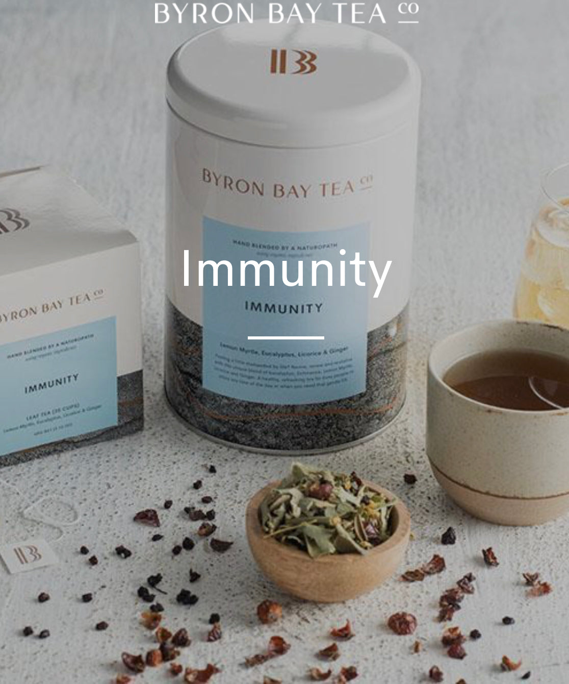 Byron Bay ~ Immunity Teabag Box