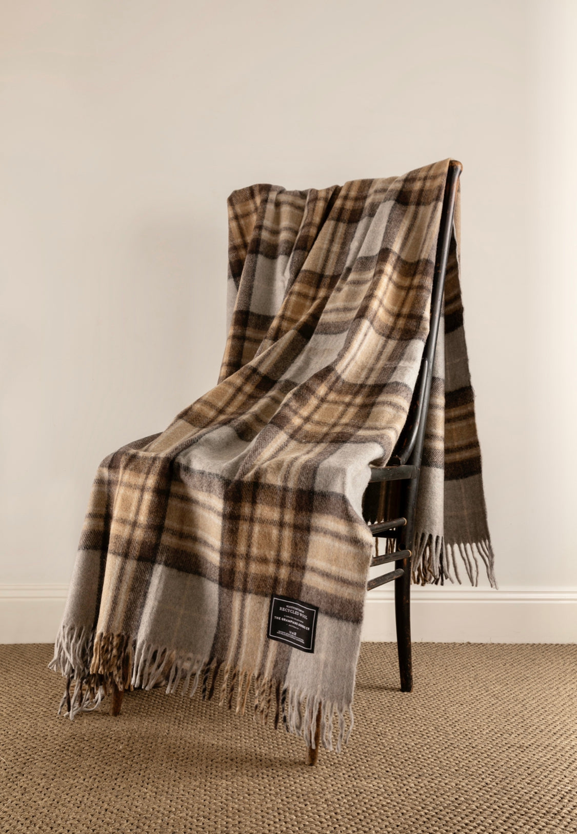 Winter | Recycled Wool Scottish Tartan Blanket