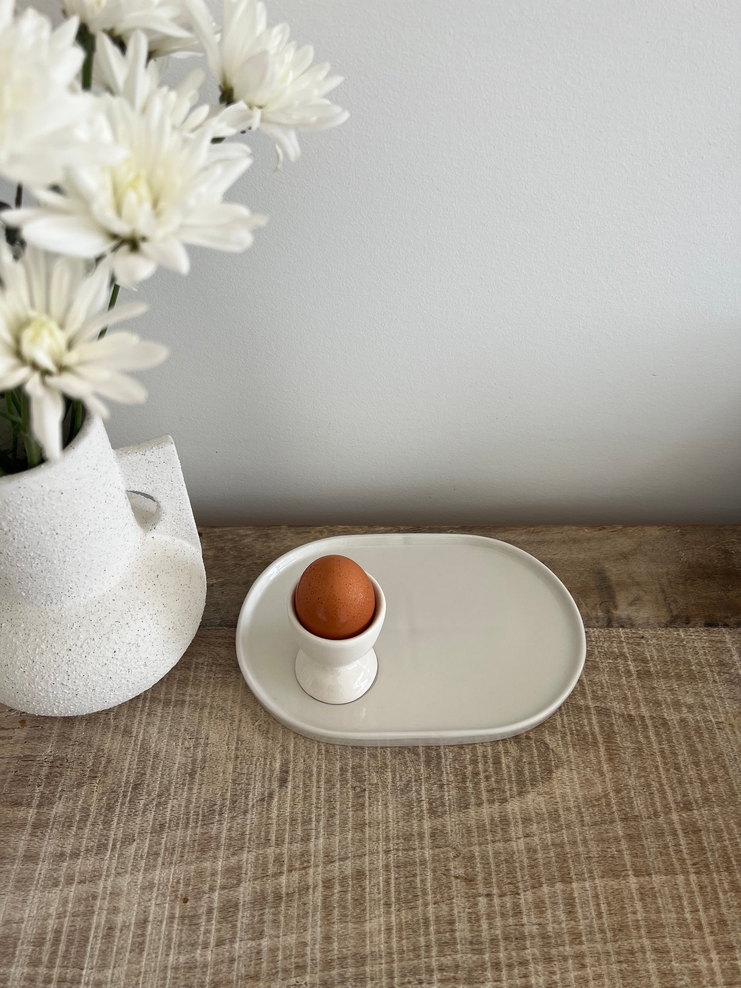 Egg Cup & Plate