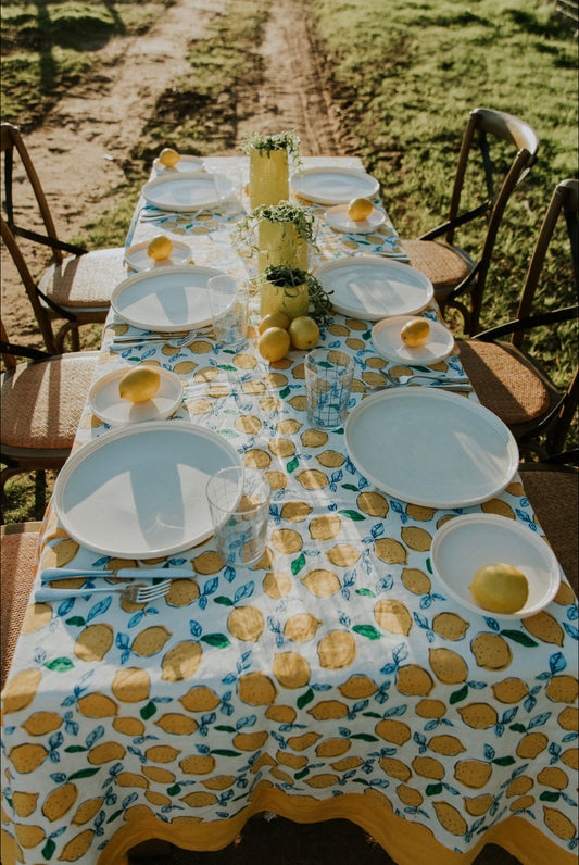 Tablecloth | Lemon - Navy