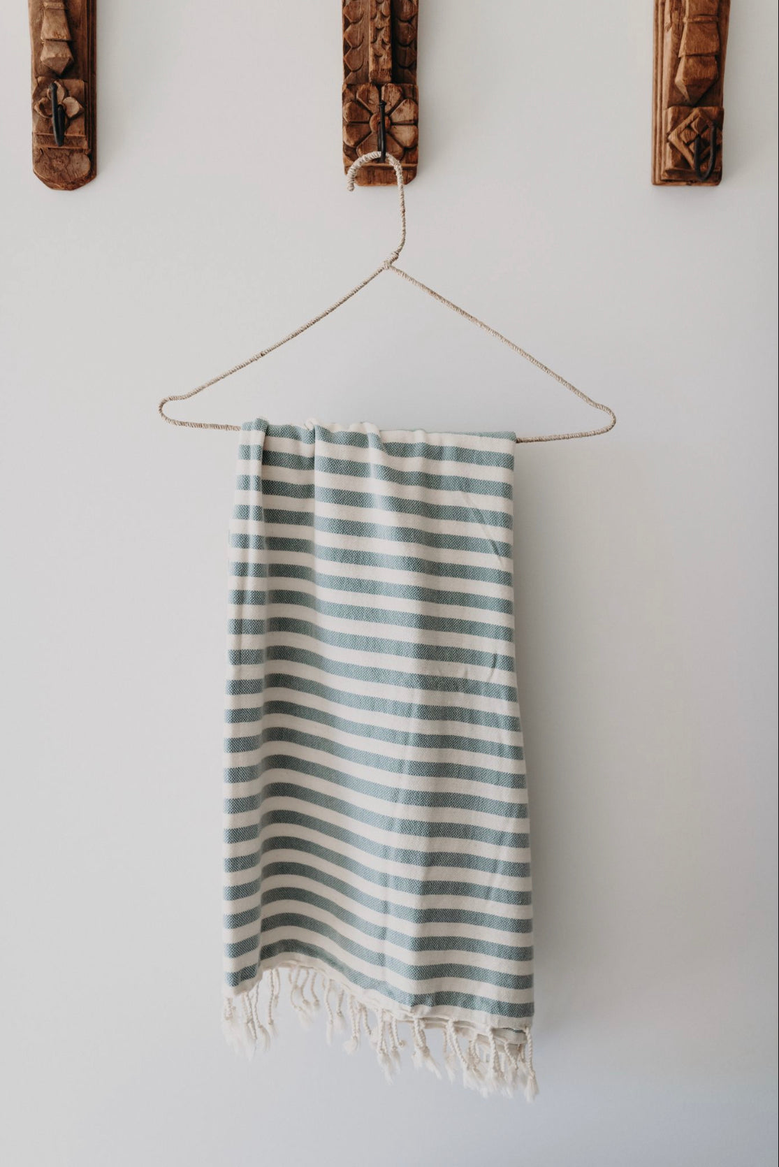 Organic Beach Towel ~ Candy Stripes