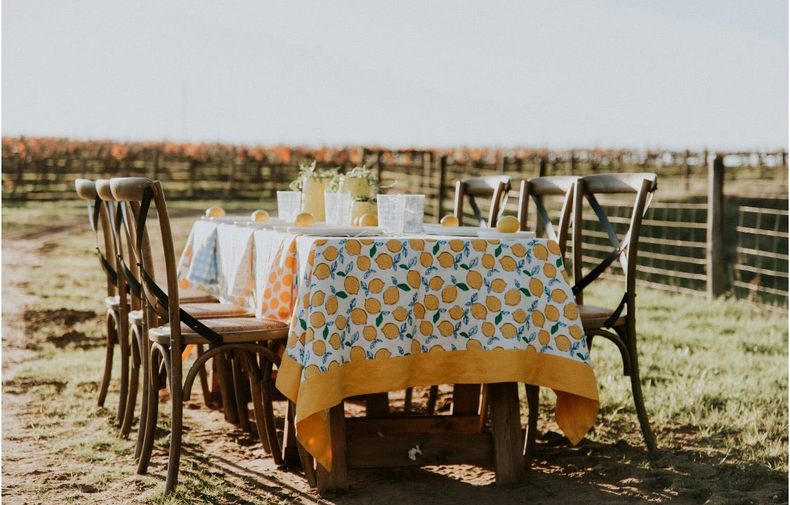 Tablecloth | Lemon - Navy