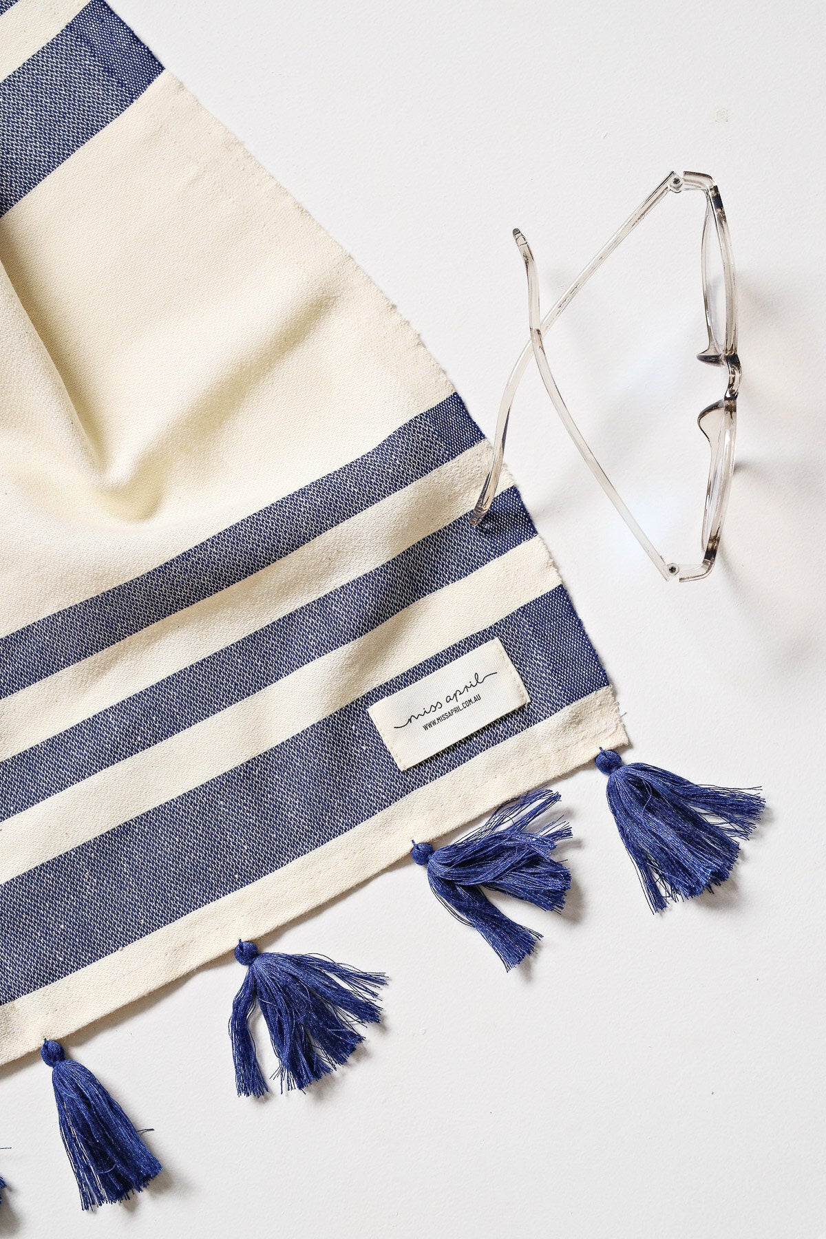 Malta Turkish Towel - Navy