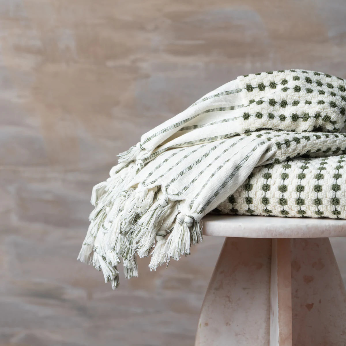 Chickpea Hand Towel | Olive