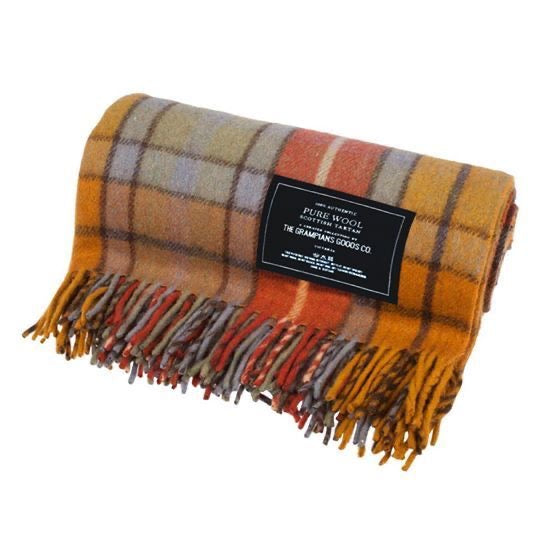Autumn | Recycled Wool Scottish Tartan Blanket